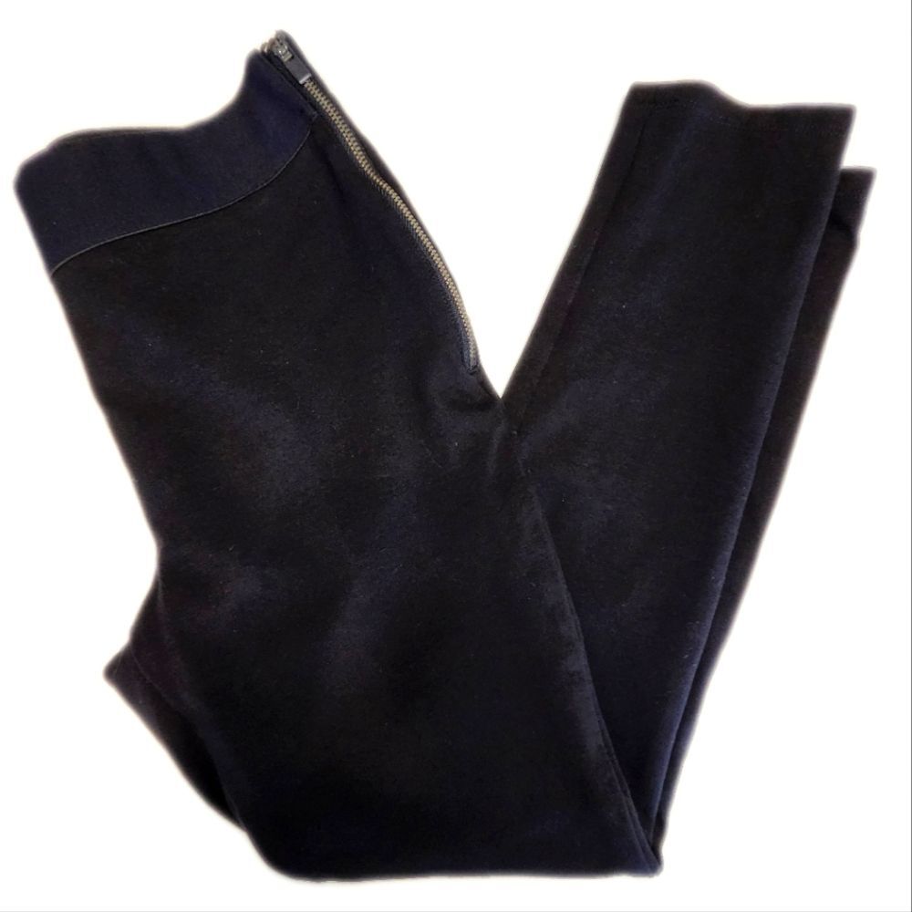 White House Black Market The Legging, Black, Side Zipper, 8